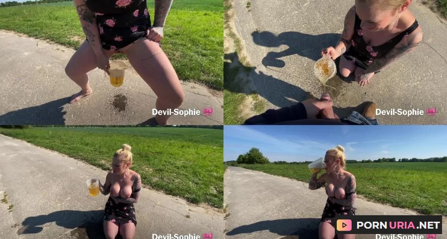 Devil Sophie - Yellow and horny The extreme piss cocktail! Can I get it all down [UHD] 1.24 GB