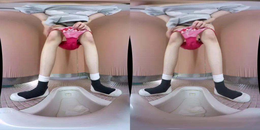 TMAVR-083 Hidden Gold VR Part 1 - Voyeur Toilets - FullHD 1080p - pissing porn video at PornUria