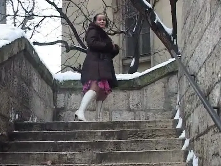 Public Outdoor Pee Party with European Street Girls Vol 17 - Public Amateur - 384p - pissing porn video at PornUria