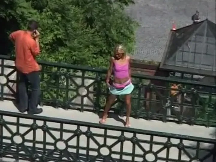 Pissing on the Streets #11 - Czech Hungarian Public Golden - Pissing Outdoor - SD 336p - pissing porn video at PornUria